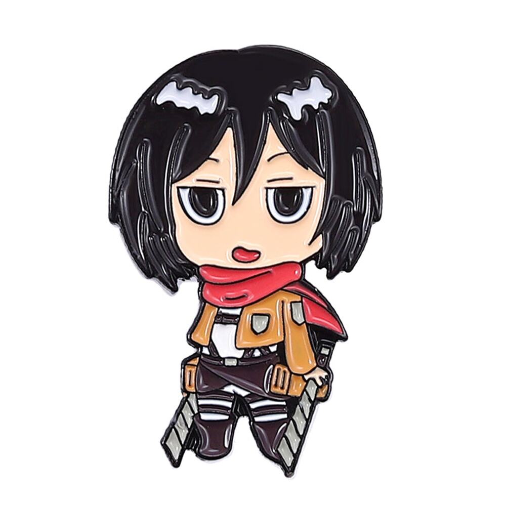 Attack On Titan Mikasa Ackerman Enamel Pins 57-1